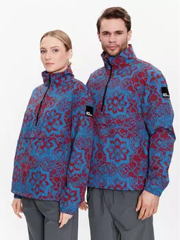 Анорак свободного кроя Jack Wolfskin, синий