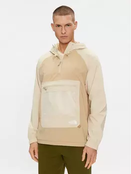 Анорак свободного кроя The North Face, бежевый