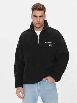 Анорак свободного кроя Tommy Jeans, черный