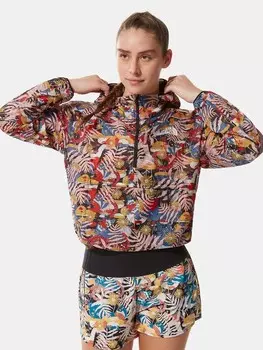 Анорак The North Face W PRINTED WINDY PEAK, разноцветный