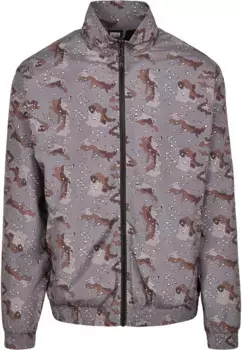 Анорак URBAN CLASSICS " Urban Classics Men's Camo Track Jacket" (1 шт.), без капюшона, цвет Darkcamo