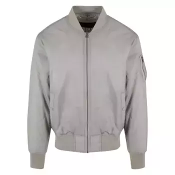 Анорак URBAN CLASSICS " Urban Classics Men's Basic Bomber Jacket" (1 шт.), без капюшона, серый