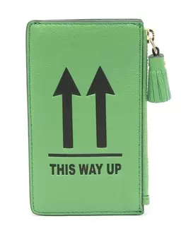 Аня Хиндмарч This Way Up держатель карты Anya Hindmarch, зеленый