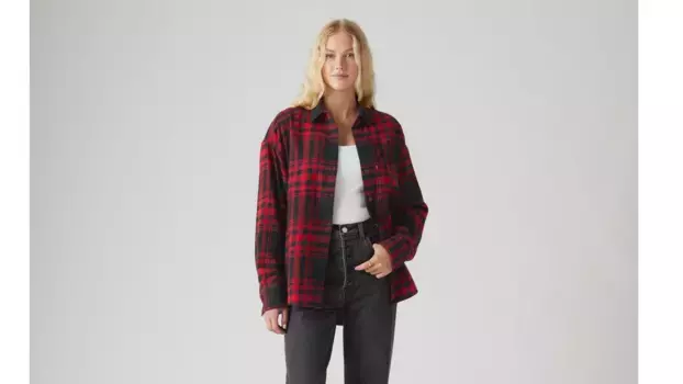 Анри фланелевая рубашка Levi's, красный