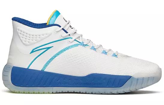 ANTA Basketball Collection Vintage Basketball Shoes Men Mid-top ANTA White/Spectral Blue/Black