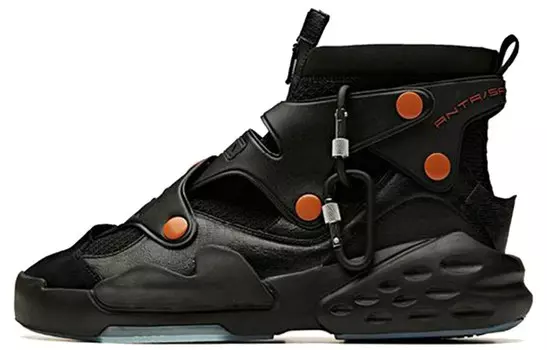 ANTA Bastard Lifestyle Shoes Men High-top Black/bronze/oxygen Blue