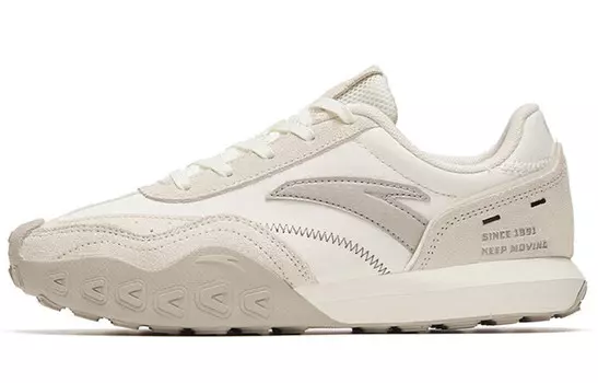 ANTA HERITAGE Lifestyle Shoes Women's Low-top Ivory White/marl Ash/iron Man Ash