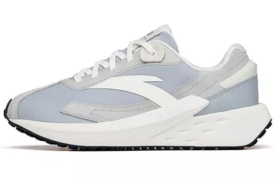 ANTA Icing Lifestyle Shoes Men Low-top Foggy Grey / Ivory White / Light Bluish Gray / Black