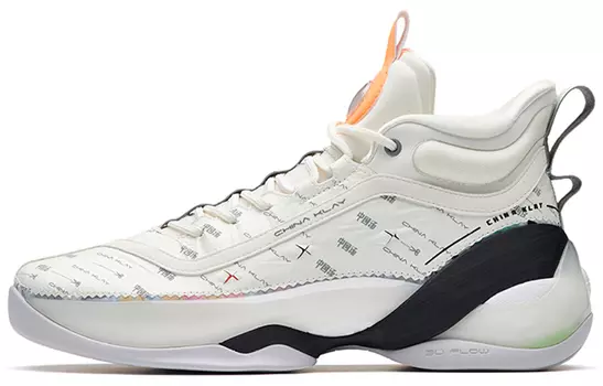 Кроссовки Anta KT7 Basketball, белый/черный