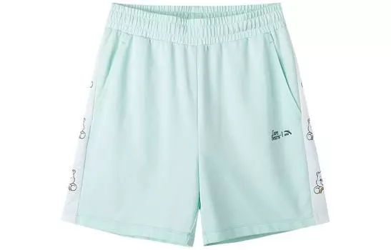 ANTA Летние повседневные шорты Life Collection для женщин, цвет Cloud Green