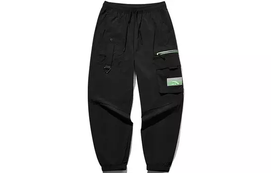 ANTA Мужские брюки-карго, черный