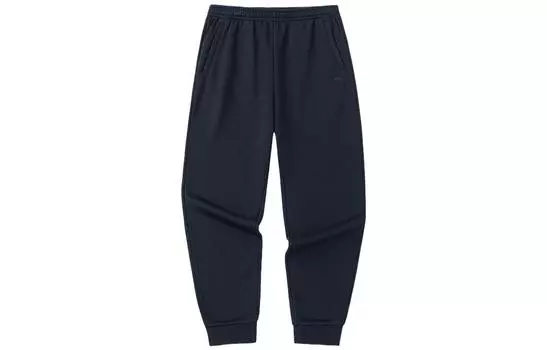 ANTA Мужские трикотажные спортивные штаны, Черный