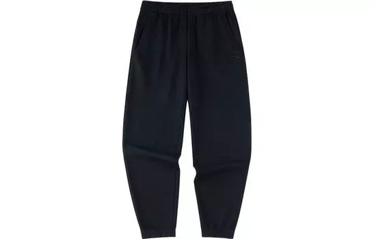 ANTA Мужские трикотажные спортивные штаны, Черный