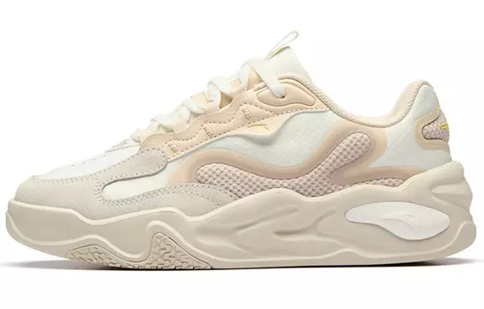 ANTA Tianxing Lifestyle Shoes Women's Low-top Ivory White/mud Ash/lotus Ash