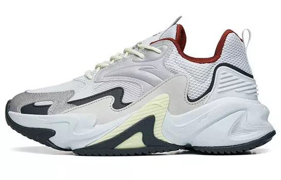 ANTA Walker Lifestyle Shoes Men Low-top McJoe Grey / Silver / One Degree Grey