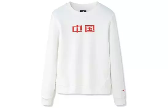 ANTA Женская толстовка Variety Training Collection, белые