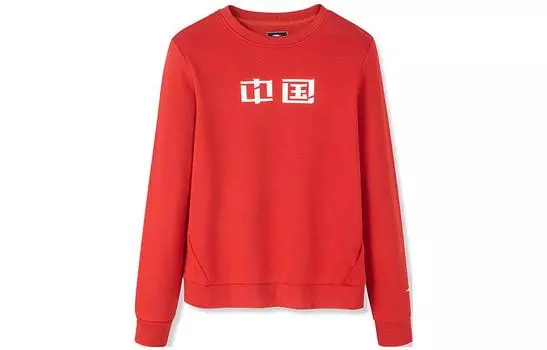 ANTA Женская толстовка Variety Training Collection, красная