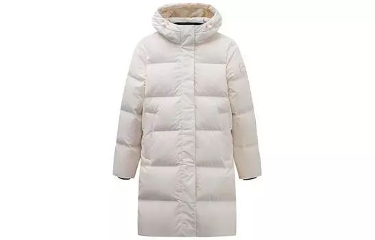 ANTA Женский пуховик Variety Training Collection из утиного пуха белого цвета