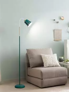 ANTEN Ретро Дизайн Светодиодный Торшер Торшер Торшер Гостиная Потолочный Прожектор Металл E27, зеленый