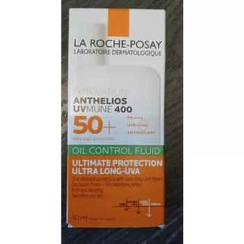 Anthelios Uvmune 400 Жидкость для контроля жирности Spf50+ 50 мл, La Roche-Posay