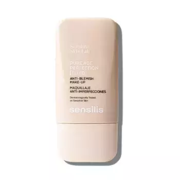 Анти-пятнистый макияж Pure Age Perfection Make Up Sensilis, цвет sand