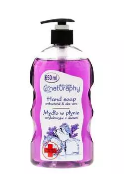 Антибактериальное лавандовое жидкое мыло с алоэ 650 мл., Blux Cosmetics