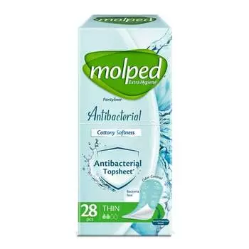 Антибактериальные прокладки для трусов, 28 шт. Molped, Inne