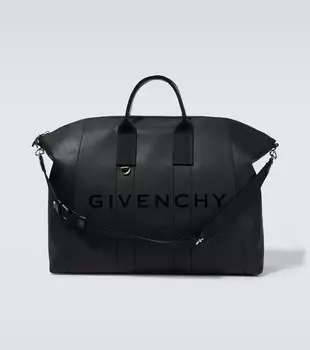 Antigona Sport Маленькая кожаная сумка-тоут Givenchy, черный