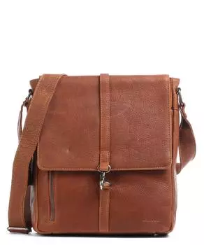 Антикварная кожаная сумка через плечо Avery Burkely, коричневый