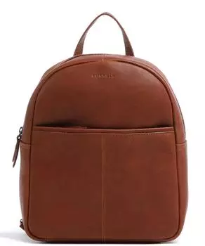 Антикварный рюкзак Avery из зерненой кожи Burkely, коричневый