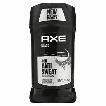 Антиперспирант Axe против пота, черный, 76 г