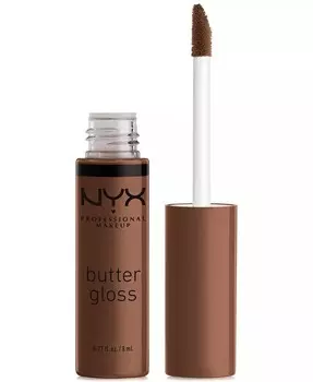 Антипригарный блеск для губ Butter Gloss Nyx Professional Makeup, цвет Fudge Me