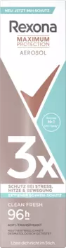 Антитранспирант Деоспрей Максимальная Защита Clean Fresh 150мл Rexona
