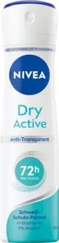 Антитранспирант Деоспрей сухой активный 150мл NIVEA