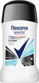 Антитранспирантный деостик Nonstop Protection Invisible Aqua 500мл Rexona