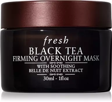 Антивозрастная ночная маска для лица fresh Black Tea Overnight Mask, 30 ml