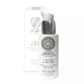 Антивозрастная сыворотка для контура глаз Caviar De Russie Age-Delay Eye Serum Natura Siberica, 30 ml