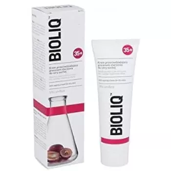 Антивозрастной крем 35+ для сухой кожи 50 мл - уменьшает морщины и замедляет процесс старения, Bioliq