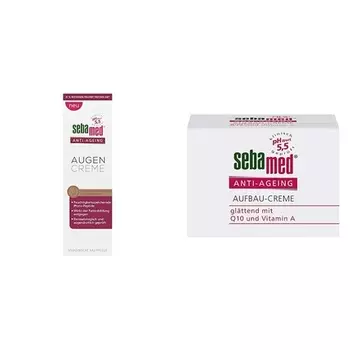 Антивозрастной крем для глаз Sebamed Q10 и антивозрастной наращивающий крем