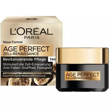 Антивозрастной крем для лица Paris Age Perfect Cell Renaissance Spf 15 с черным трюфелем и черным чаем 50 мл, L'Oreal
