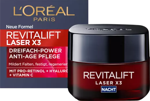 Антивозрастной ночной крем Revitalift Laser X3 500мл L'Oreal