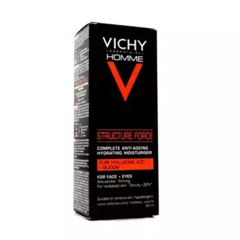 Антивозрастной увлажняющий лосьон для мужчин Homme Structure Force Vichy, 50 ml