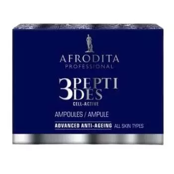 Антивозрастные ампулы Afrodita 3 Peptides, 50 мл