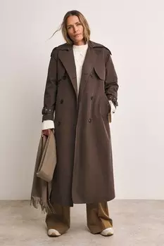 Антология от elevated traincoat Jd Williams, коричневый