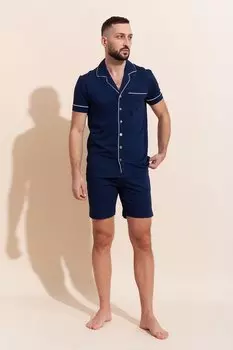 Anton короткая пижама с модалом Sofiaman, синий