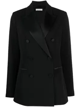 Antonelli двубортный блейзер, черный