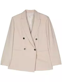 Antonelli двубортный блейзер, нейтральный цвет