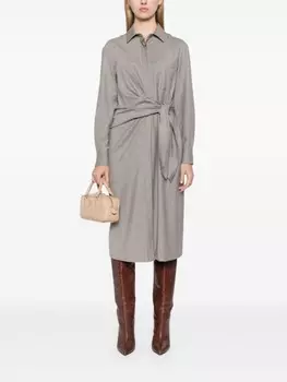 Antonelli платье миди Ladispoli, коричневый