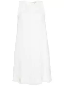 Antonelli платье миди с бахромой, белый