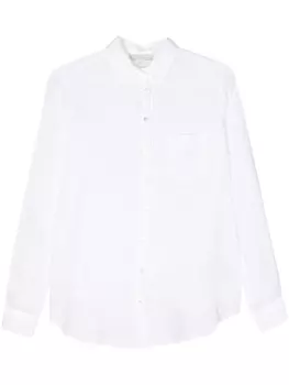 Antonelli поплиновая рубашка Bombay из льна, белый